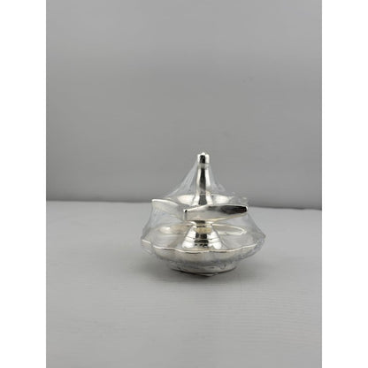 Silver Diya Design 2 36gm – Traditional Pooja Lamp