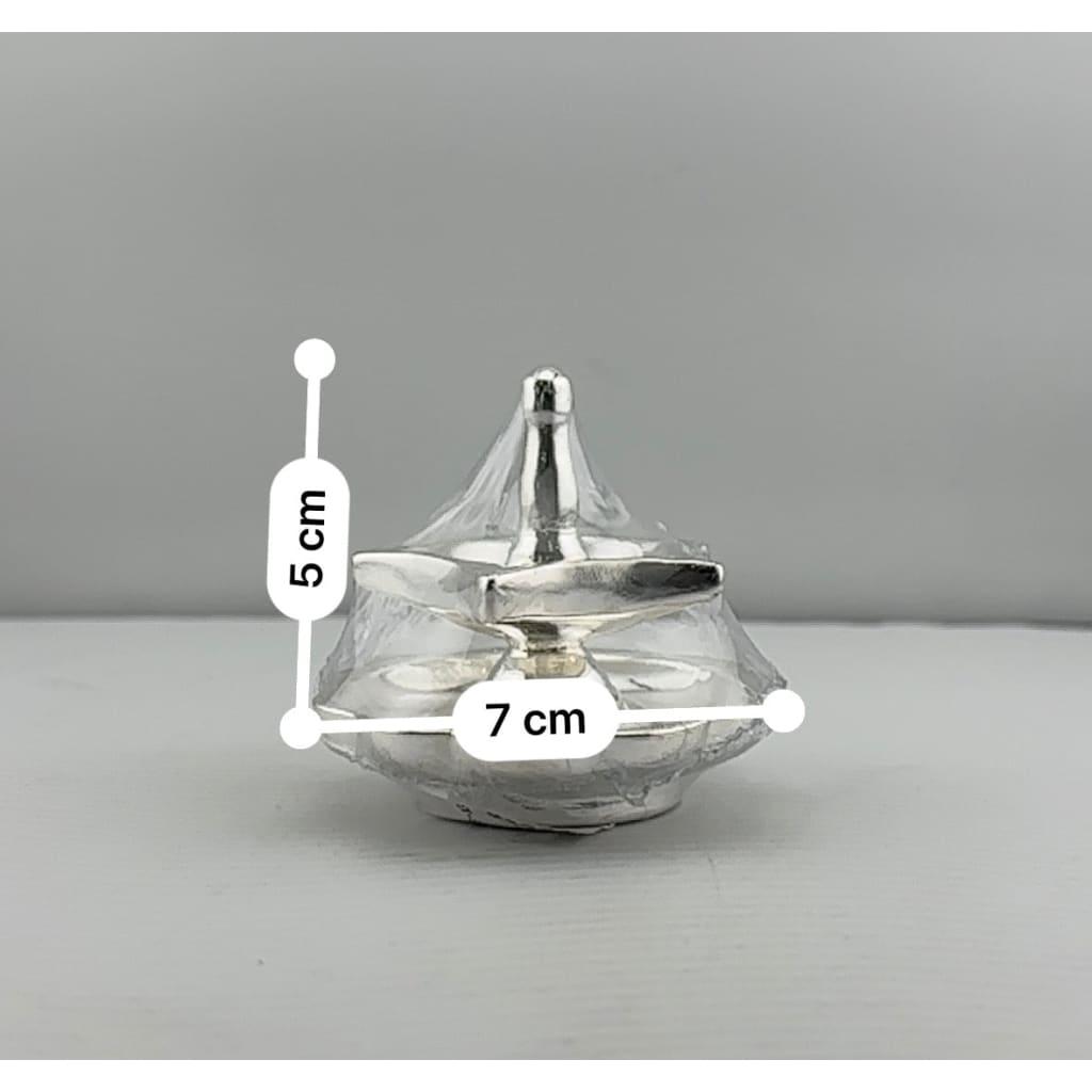 Silver Diya Design 2 36gm – Traditional Pooja Lamp