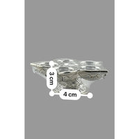 Load image into Gallery viewer, Silver Diya Design 3 34gm – Traditional Pooja Lamp