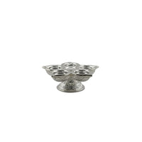 Load image into Gallery viewer, Silver Diya Design 3 34gm – Traditional Pooja Lamp