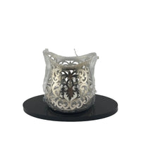 Load image into Gallery viewer, Silver Filigree Glass Candle Holder (59g) - 999 Pure - Gift
