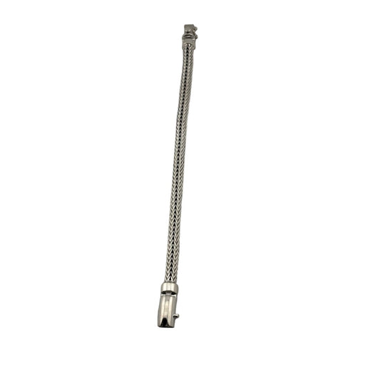 Silver Flat Wheat Link Bracelet 925 – Multi-Strand Spiga