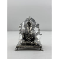 Load image into Gallery viewer, Silver Ganesha Idol 120gm – Divine Ganpati Murti for Home Mandir &amp; Gifting
