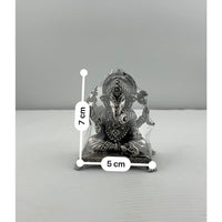 Load image into Gallery viewer, Silver Ganesha Idol 120gm – Divine Ganpati Murti for Home Mandir &amp; Gifting
