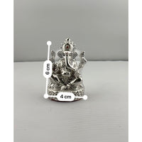 Load image into Gallery viewer, Silver Ganesha Idol 22gm – Divine Ganpati Murti for Home Mandir &amp; Gifting
