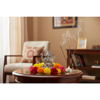Load image into Gallery viewer, Silver Ganesha Idol Design 4 16gm – Divine Ganpati Murti for Home Mandir &amp; Gifting
