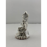 Load image into Gallery viewer, Silver Goddess Lakshmi Idol Design 3 20gm – Divine Laxmi Murti for Home Mandir &amp; Gifting

