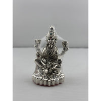 Load image into Gallery viewer, Silver Goddess Lakshmi Idol Design 3 20gm – Divine Laxmi Murti for Home Mandir &amp; Gifting
