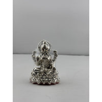 Load image into Gallery viewer, Silver Goddess Lakshmi Idol Design 4 23gm – Divine Laxmi Murti for Home Mandir &amp; Gifting

