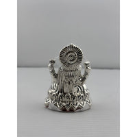 Load image into Gallery viewer, Silver Goddess Lakshmi Idol Design 4 23gm – Divine Laxmi Murti for Home Mandir &amp; Gifting
