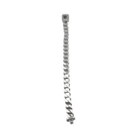 Load image into Gallery viewer, Silver Japanese Angular Curb Link Bracelet 925 – Angular
