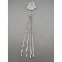 Load image into Gallery viewer, Silver Japanese Curb Link Bracelet 925 – Flat Chain
