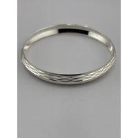 Load image into Gallery viewer, Silver Kada with All-Over Diamond-Cut Faceted Texture – 925
