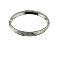 Load image into Gallery viewer, Silver Kada with All-Over Diamond-Cut Faceted Texture – 925