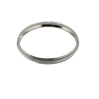 Load image into Gallery viewer, Silver Kada with Diamond-Cut Diagonal Chevron Texture – 925