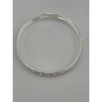 Load image into Gallery viewer, Silver Kada with Diamond-Cut Dotted Texture Band – 925