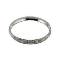 Load image into Gallery viewer, Silver Kada with Diamond-Cut Dotted Texture Band – 925