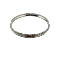Load image into Gallery viewer, Silver Kada with Knurled Segments &amp; Raised Dot Panels – 925