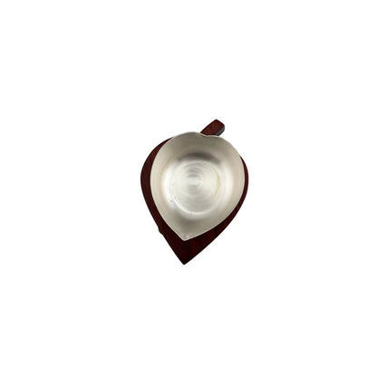 Silver Leaf-Shaped Diya 15gm – Traditional Pooja Lamp