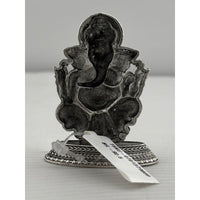 Load image into Gallery viewer, Silver Lord Ganesh Idol 26gm – Spiritual Ganesh Murti for Temple Decor &amp; Festivals
