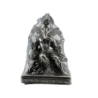 Load image into Gallery viewer, Silver Lord Ganesh Idol heavy – Spiritual Ganesh Murti for Temple Decor &amp; Festivals
