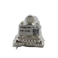 Load image into Gallery viewer, Silver Lord Ganesh Idol – Spiritual Ganesh Murti for Temple Decor &amp; Festivals
