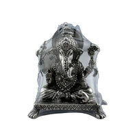 Load image into Gallery viewer, Silver Lord Ganesh – Spiritual Ganesh Murti for Temple Decor &amp; Festivals
