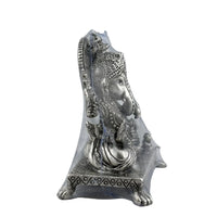 Load image into Gallery viewer, Silver Lord Ganesh – Spiritual Ganesh Murti for Temple Decor &amp; Festivals
