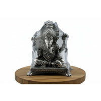 Load image into Gallery viewer, Silver Lord Ganesh – Spiritual Ganesh Murti for Temple Decor &amp; Festivals
