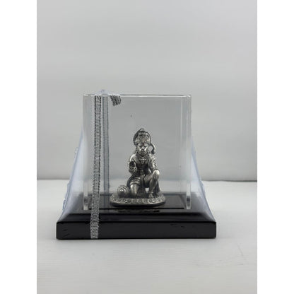 Silver Lord Hanuman Idol Design 2 80gm – Divine Bajrangbali