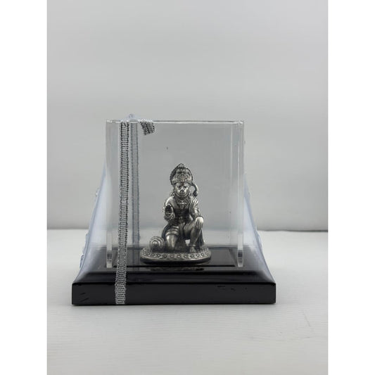 Silver Lord Hanuman Idol Design 2 80gm – Divine Bajrangbali