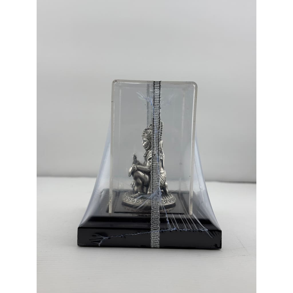 Silver Lord Hanuman Idol Design 2 80gm – Divine Bajrangbali