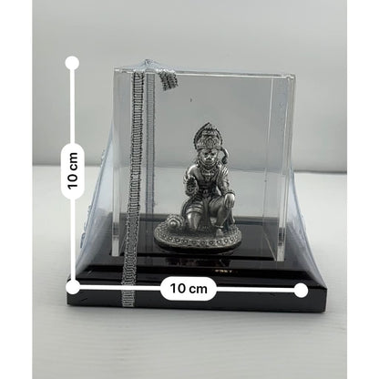 Silver Lord Hanuman Idol Design 2 80gm – Divine Bajrangbali