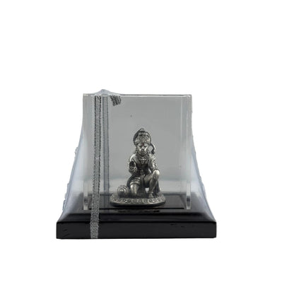 Silver Lord Hanuman Idol Design 2 80gm – Divine Bajrangbali