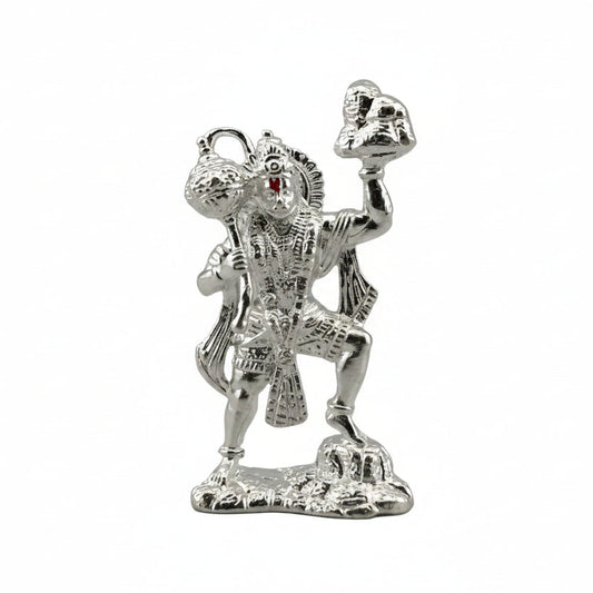 Sterling Silver (92.5% purity) Lord Hanuman Idol– Murti