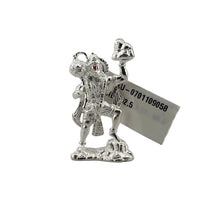 Load image into Gallery viewer, Silver Lord Hanuman Idol – Spiritual Hanuman Murti for Temple Decor &amp; Festivals
