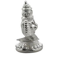 Load image into Gallery viewer, Silver Lord Narasimha Idol – Spiritual Narasimha Murti for Temple Decor &amp; Festivals
