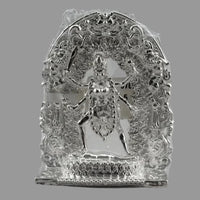 Load image into Gallery viewer, Silver Maa Kaali – Spiritual Devi Murti for Temple Decor &amp; Festivals
