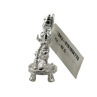 Load image into Gallery viewer, Silver Maa Lakshmi Idol 10gm – Spiritual Lakshmi Murti for Temple Decor &amp; Festivals
