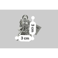 Load image into Gallery viewer, Silver Maa Lakshmi Idol 10gm – Spiritual Lakshmi Murti for Temple Decor &amp; Festivals
