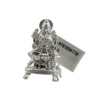 Load image into Gallery viewer, Silver Maa Lakshmi Idol 10gm – Spiritual Lakshmi Murti for Temple Decor &amp; Festivals
