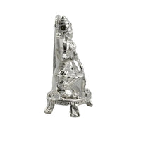 Load image into Gallery viewer, Silver Maa Lakshmi Idol 10gm – Spiritual Lakshmi Murti for Temple Decor &amp; Festivals
