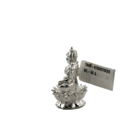 Load image into Gallery viewer, Silver Maa Lakshmi Idol 18gm – Spiritual Lakshmi Murti for Temple Decor &amp; Festivals
