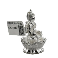 Load image into Gallery viewer, Silver Maa Lakshmi Idol 18gm – Spiritual Lakshmi Murti for Temple Decor &amp; Festivals
