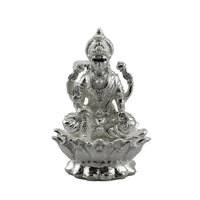 Load image into Gallery viewer, Silver Maa Lakshmi Idol 18gm – Spiritual Lakshmi Murti for Temple Decor &amp; Festivals

