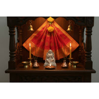 Load image into Gallery viewer, Silver Maa Laxmi Idol – Spiritual Maa Laxmi Murti for Temple Decor &amp; Festivals
