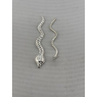 Load image into Gallery viewer, Silver Nag Nagin Snake Set of 2 Handcrafted (2g) - Puja Item
