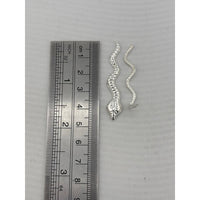 Load image into Gallery viewer, Silver Nag Nagin Snake Set of 2 Handcrafted (2g) - Puja Item
