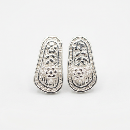 Silver Charan Paduka / Lakshmi Vishnu Charan