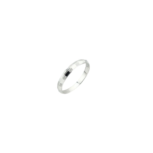 Silver Pattern Kada – 925 Sterling Bracelet Geometric